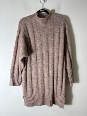 Top Shop Brown Sweater Mini Dress Sz 0-2